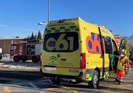 Una ambulancia del 061, en una imagen de archivo