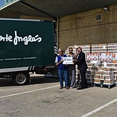 El Corte Inglés dona más de 62 toneladas de alimentos al Banco de Alimentos de Valencia