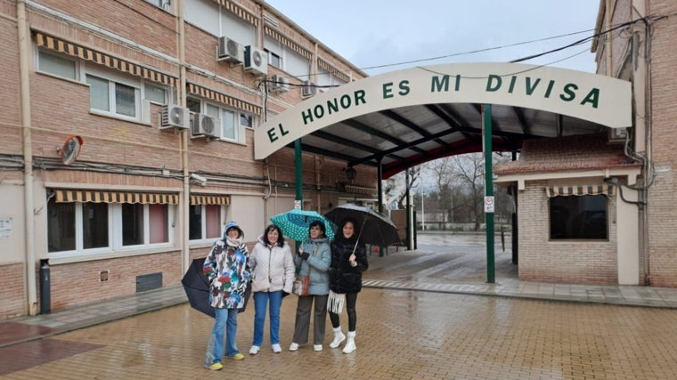 Pilar Sánchez, Graci Castellanos, Yolanda Galindo y Pilar Rosa. Todas vivieron en el cuartel de Toledo