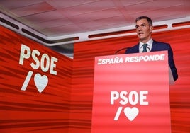 Los once ataques directos de Pedro Sánchez contra el Partido Popular en su comparecencia en Ferraz