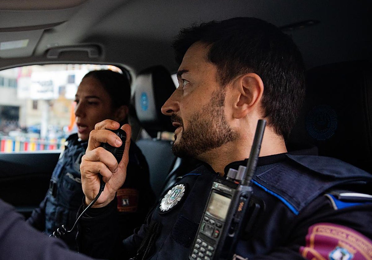 Una patrulla de la Policía Municipal de Madrid