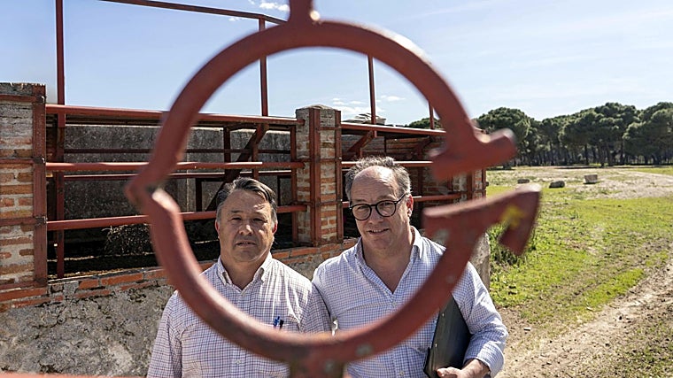 Los hermanos Iñaki y Mauricio Gamazo, responsables de la ganadería