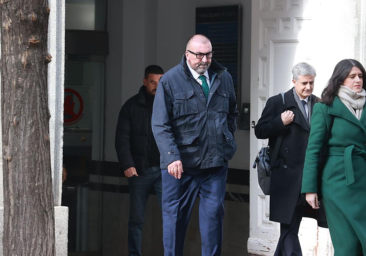 Koldo García, saliendo del Supremo, en una imagen de 2024