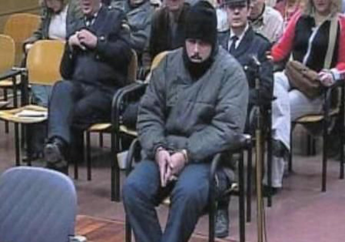 Francisco Javier Astorga Luque, el Malaguita, durante el juicio por el asesinato de Sandra Palo