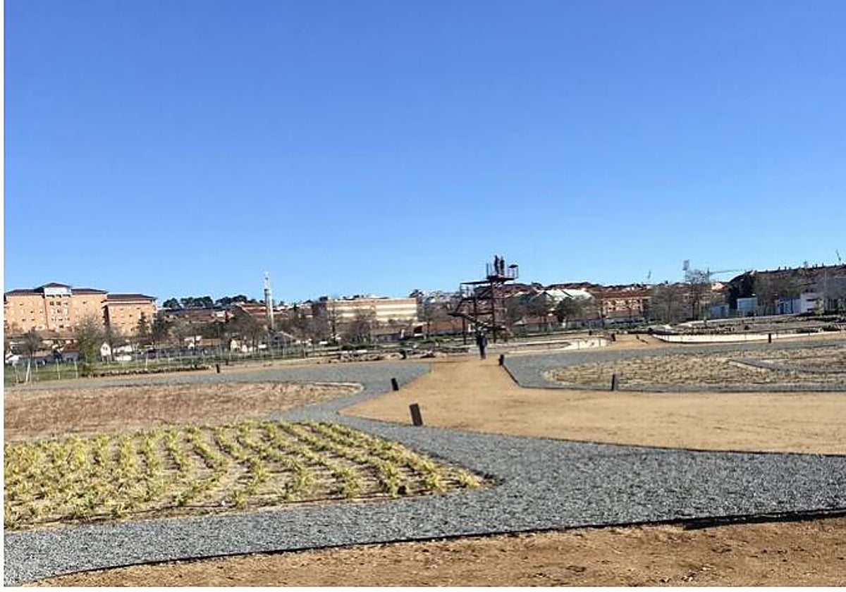 Jardín de la primera fase de la Vega Baja