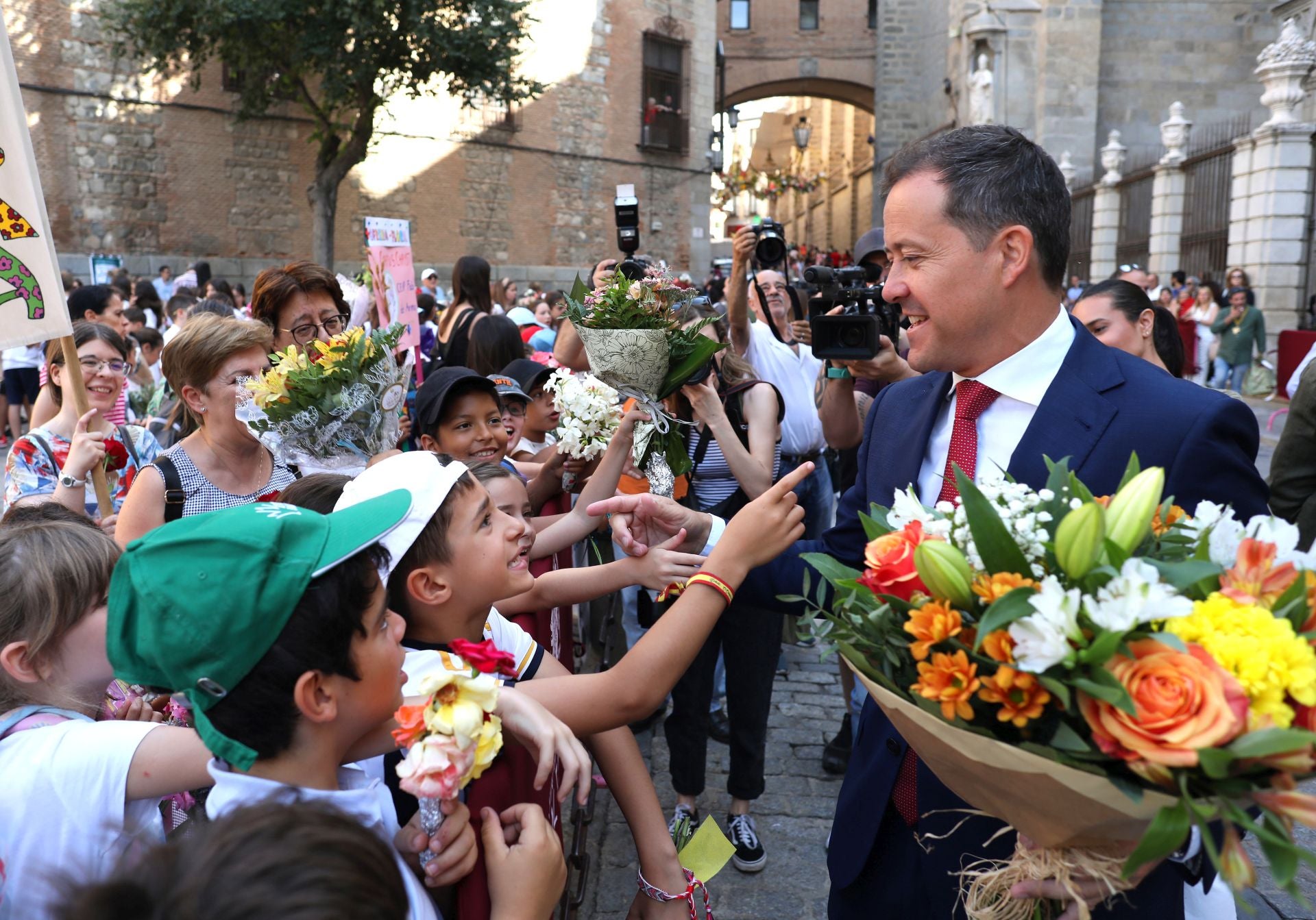 La ofrenda floral del Corpus, en imágenes