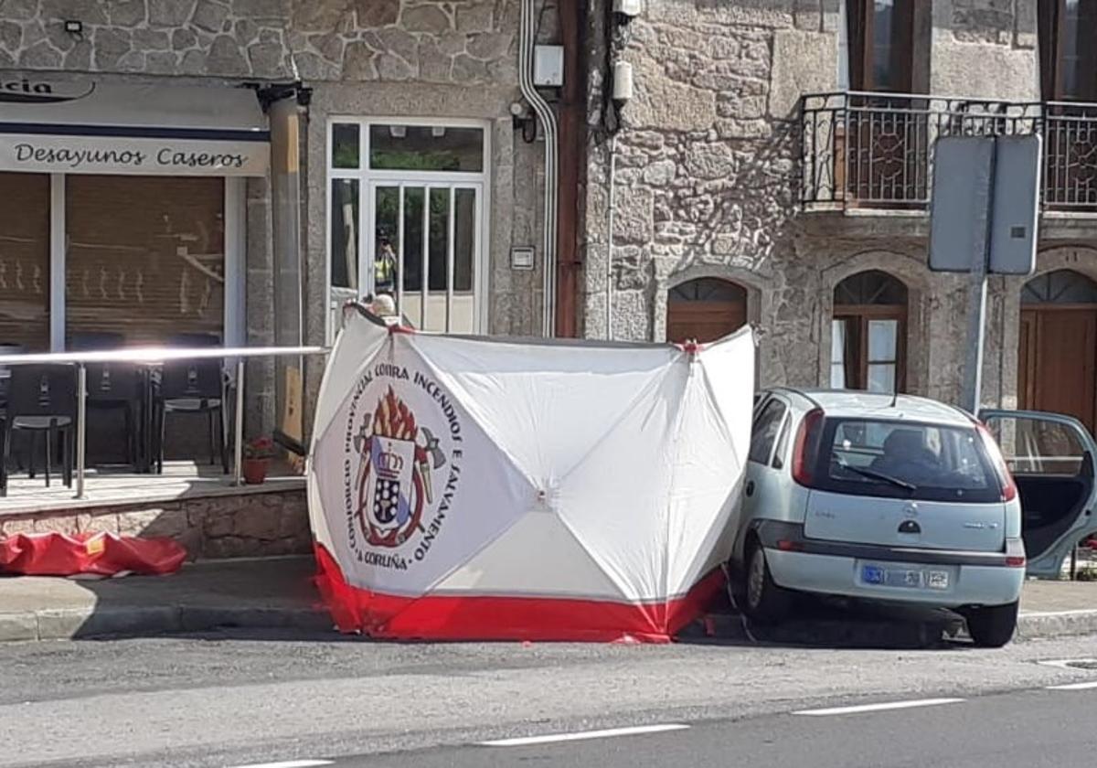 Coche estrellado.