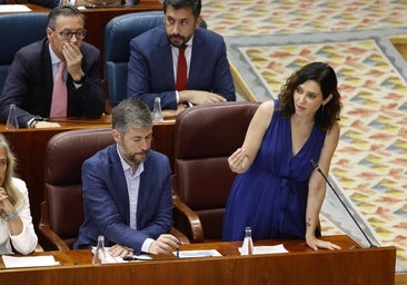 Ayuso acorrala a Más Madrid por ser «cómplice» del sanchismo: «No son iguales, son peores por amparar la corrupción de Estado»