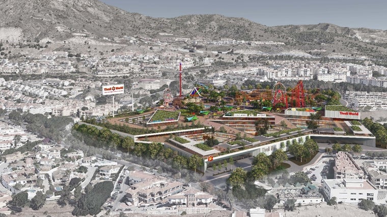 Recreación del nuevo Tívoli con el complejo hotelero y comercial