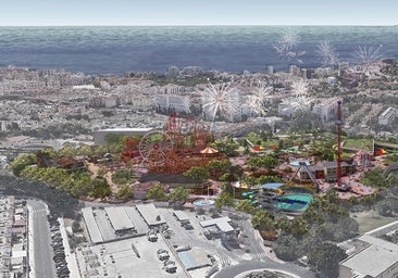 Así será el nuevo Tívoli de Benalmádena: una caída libre, dos norias y atracciones acuáticas