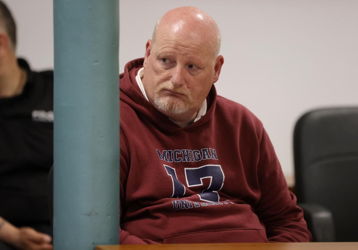El acusado del crimen, Roger Serafín Rodríguez, en una de las sesiones del juicio