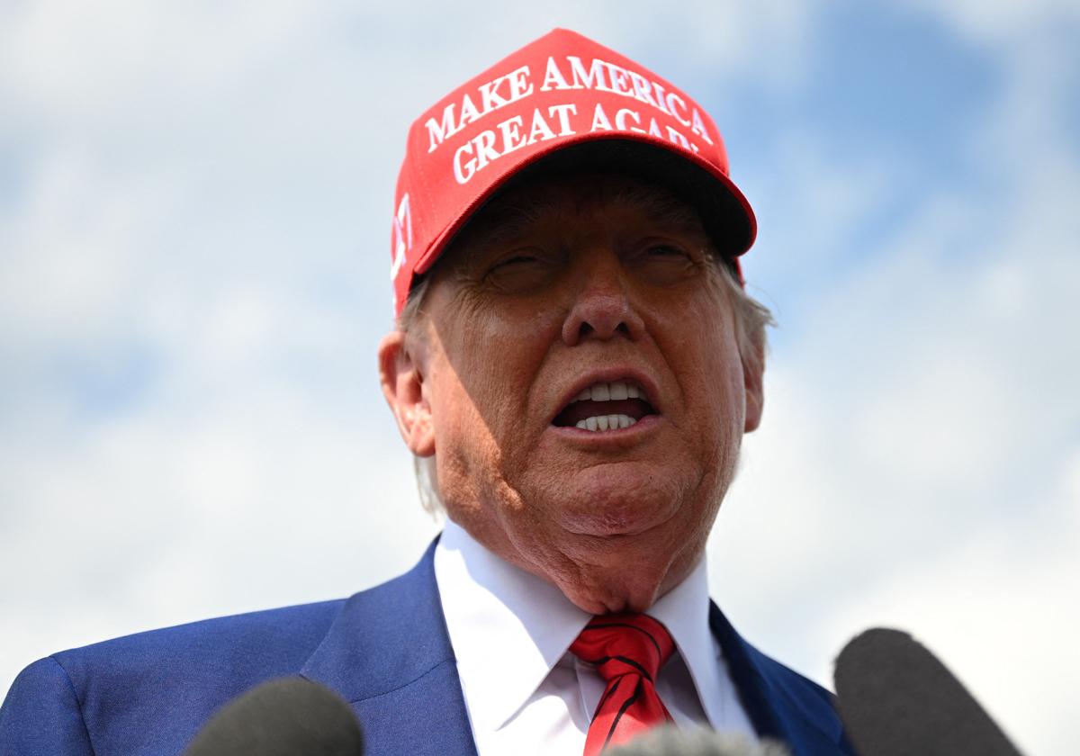 Donald Trump, este viernes.