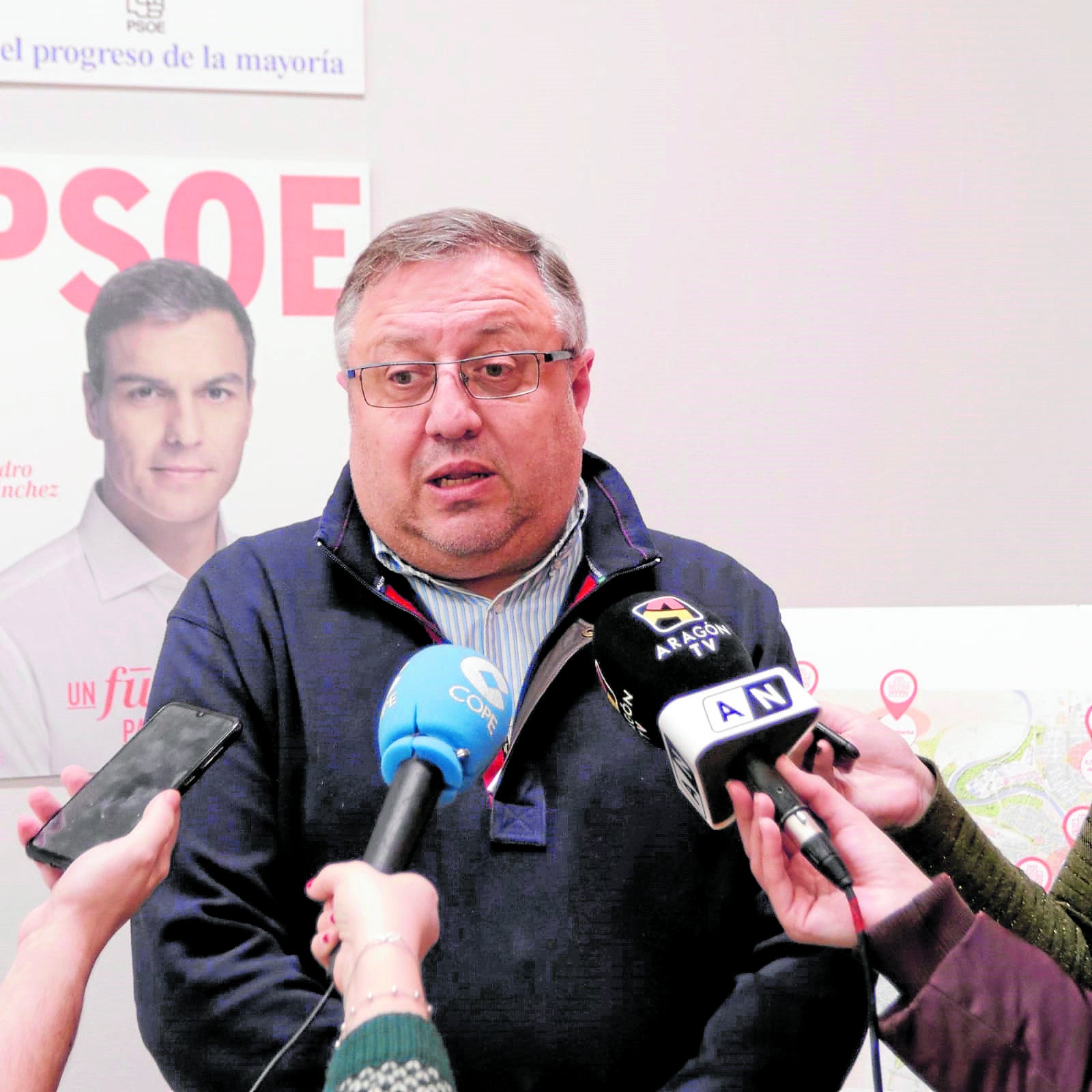 Alfonso Gómez, ya exportavoz en el Ayuntamiento de Zaragoza, ve una «feroz campaña» contra Sánchez