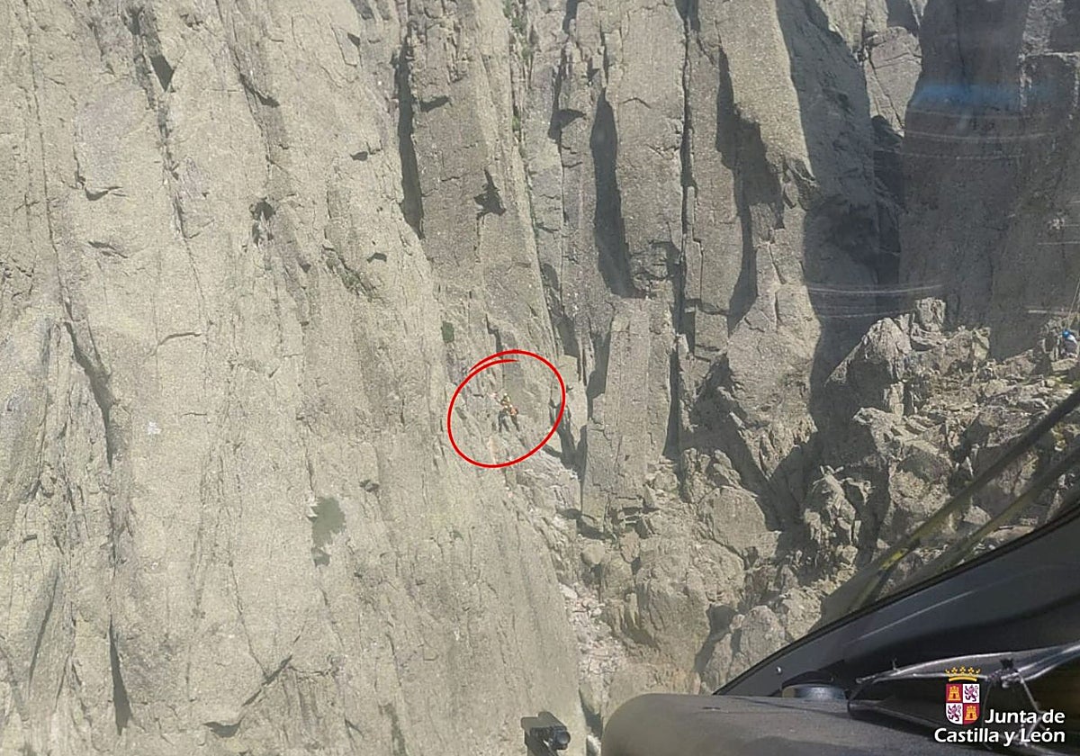 El accidente se produjo en una zona inaccesible para vehículos por tierra