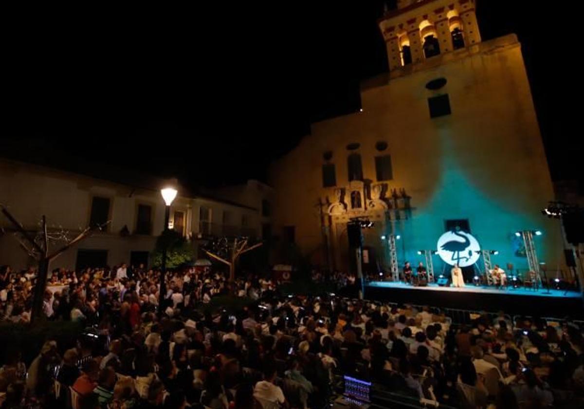 Imagen de archivo de un espectáculo de la Noche Blanca del Flamenco