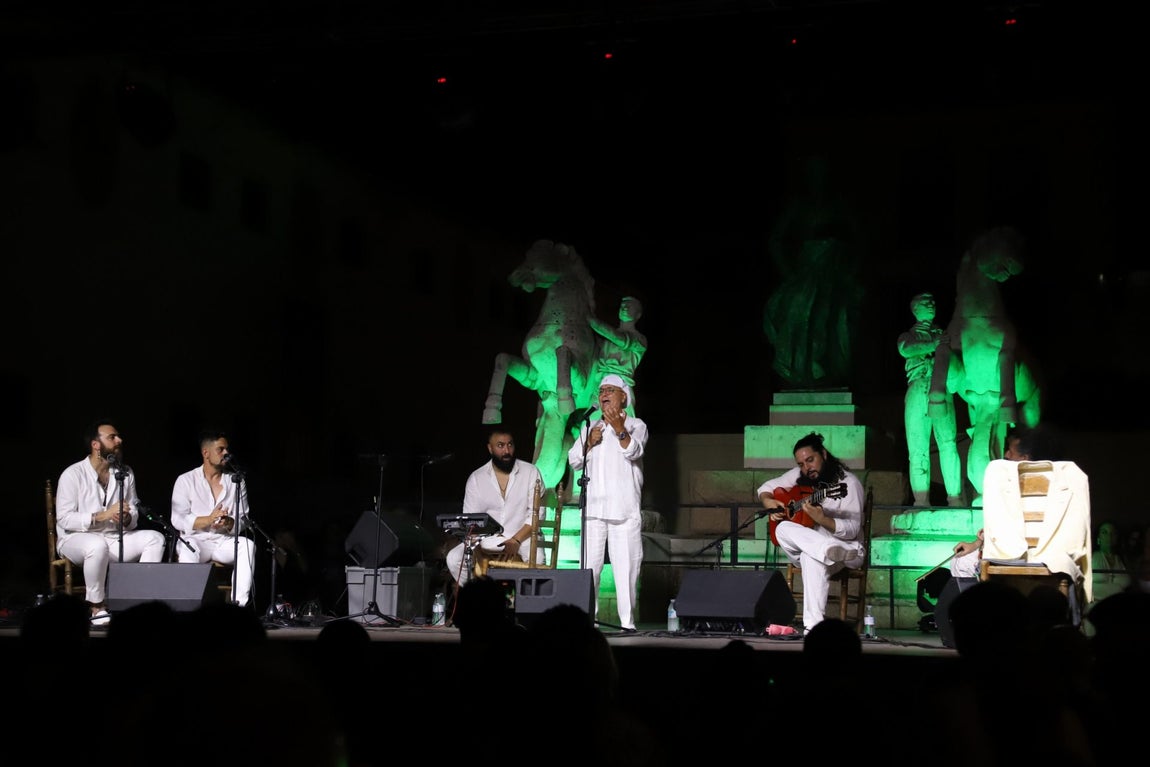 El Pele y Chico Pérez deslumbran con su talento en la Noche Blanca del Flamenco en Córdoba, en imágenes