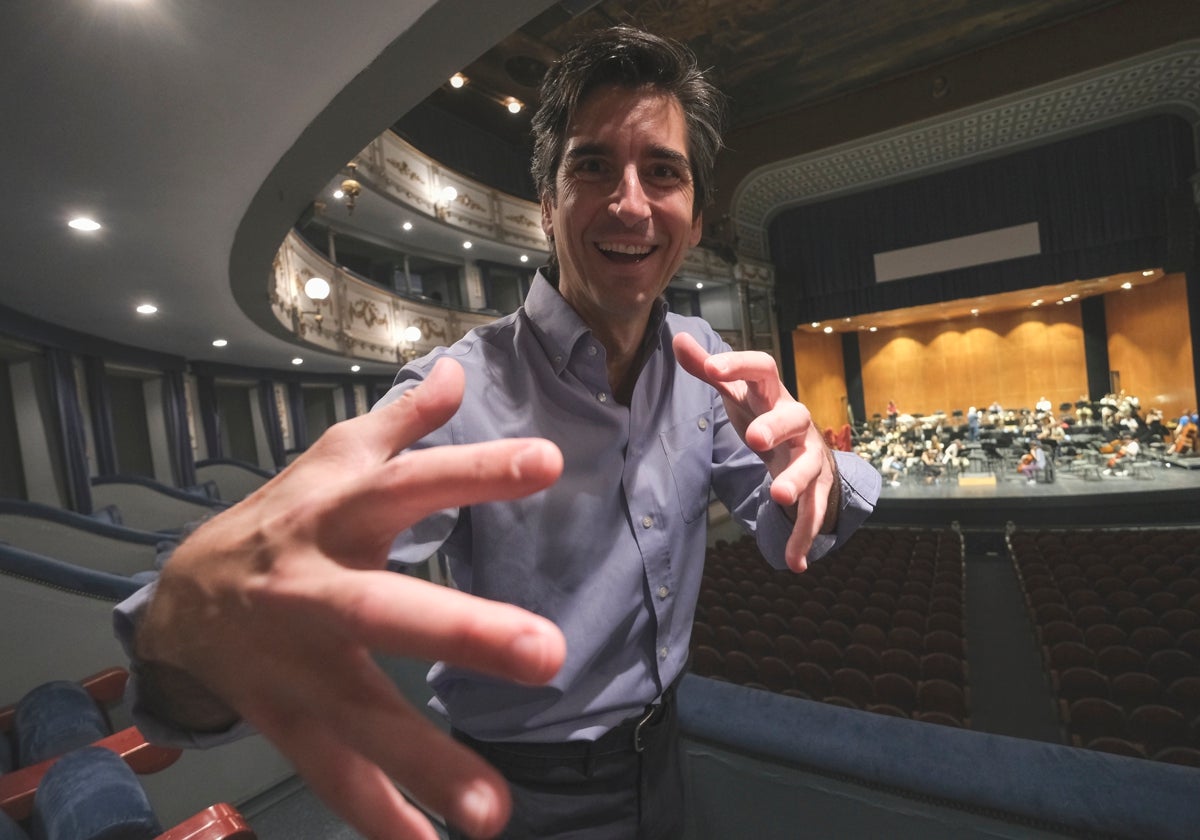 Amorós, en el Teatro Cervantes de Málaga