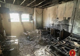 El paciente detenido por el incendio mortal de La Fe de Valencia fue denunciado por su ex horas antes