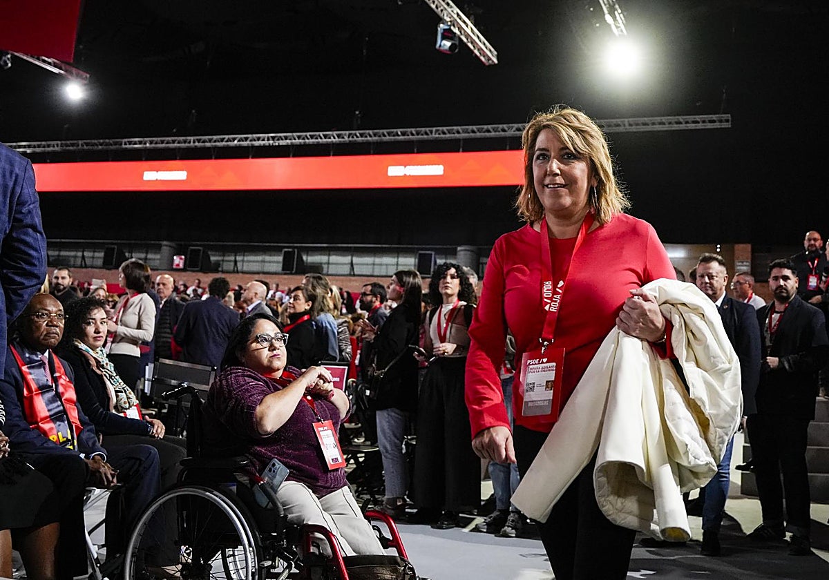 Susana Díaz, durante la inauguración del 41º Congreso Federal del PSOE celebrado el pasado mes de diciembre en Sevilla
