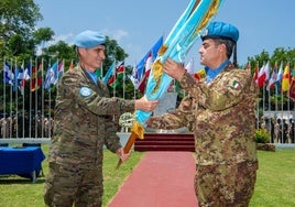 El general español Lázaro cede el mando de la misión de la ONU en Líbano en plena crisis de Oriente Medio