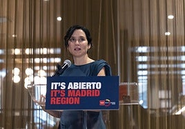 Ayuso, sobre Sánchez en la OTAN: «Al mundo le ha quedado hoy claro que el Gobierno va como pollo sin cabeza»