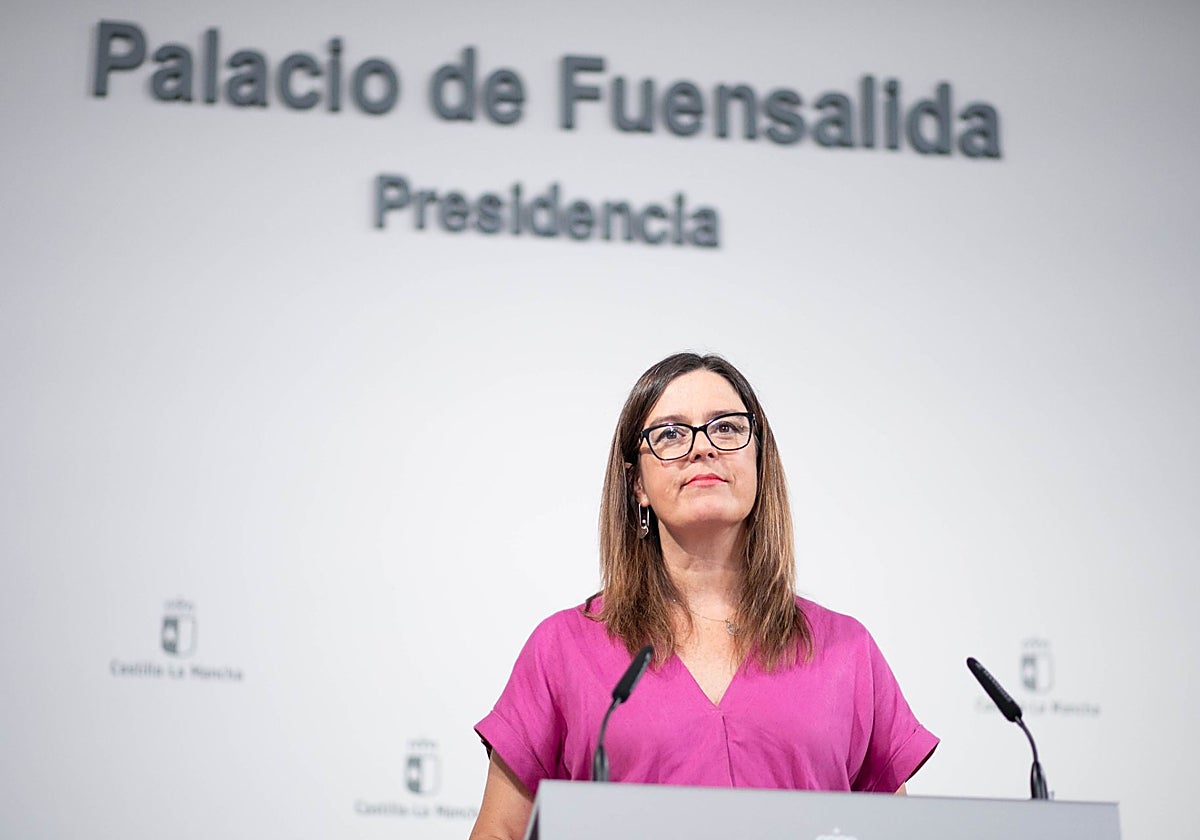 Esther Padilla, consejera Portavoz del Gobierno de Castilla-La Mancha