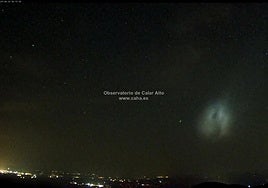 El extraño fenómeno que se vio en el cielo de Almería la Noche de San Juan: «Era chatarra espacial»