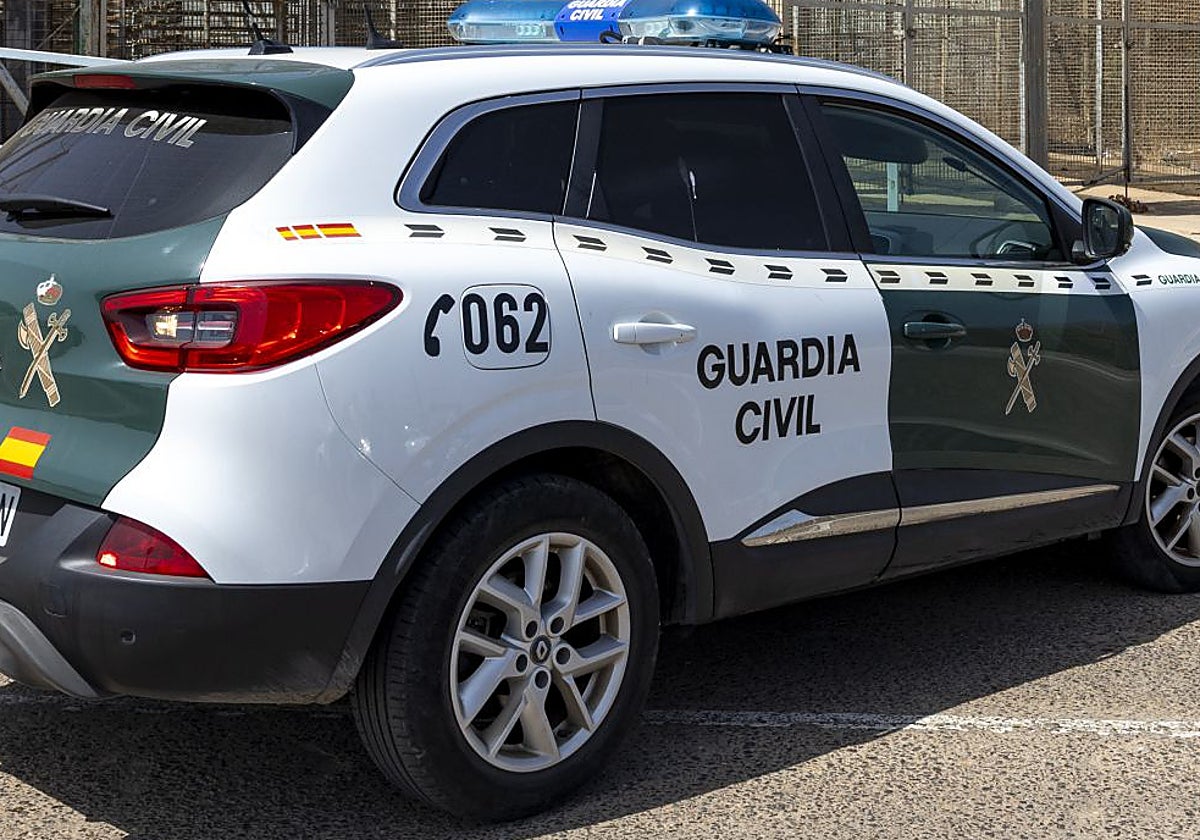 Un coche de la Guardia Civil
