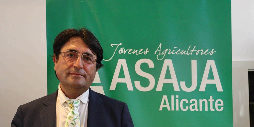 José Vicente Andreu, reelegido presidente de Asaja Alicante, sitúa los retos del sector en el trasvase y en Europa
