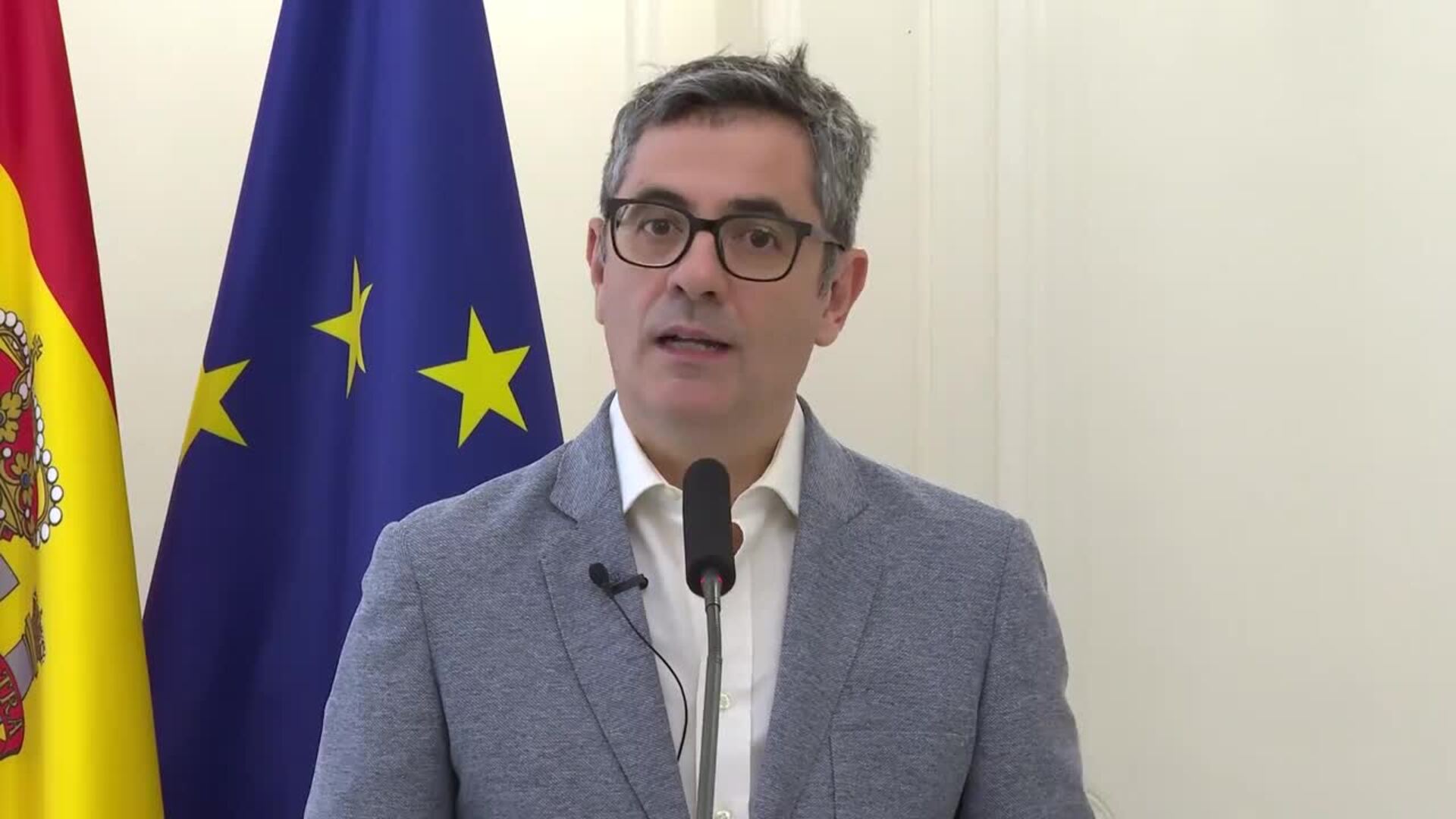 Bolaños pide a PP y Vox que digan &quot;una línea&quot; de la reforma que afecte a independencia judicial