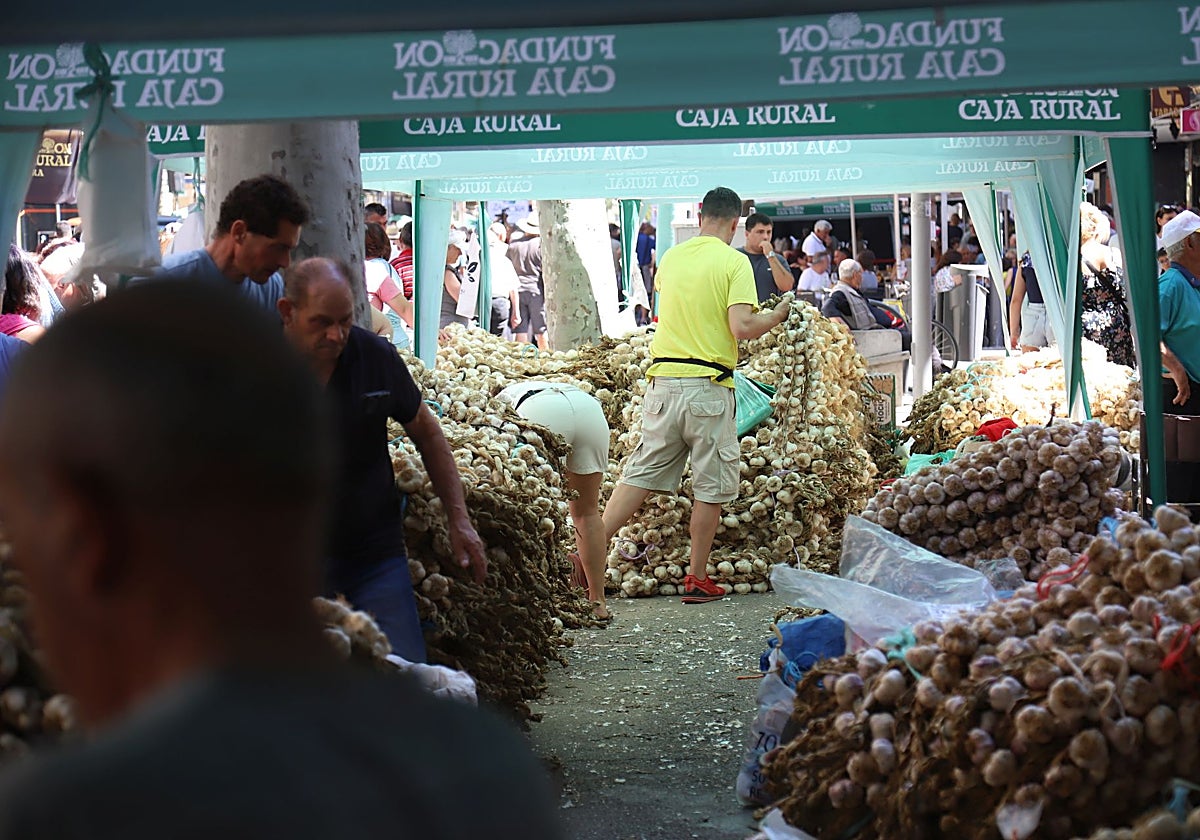 Inauguración de la Feria del Ajo de 2025 en Zamora