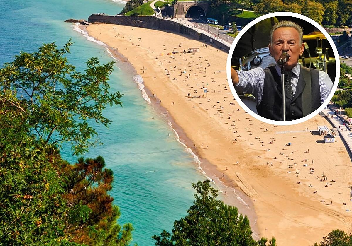 La playa del País Vasco que conquistó a Bruce Springsteen: un enclave natural de 600 metros con arena dorada