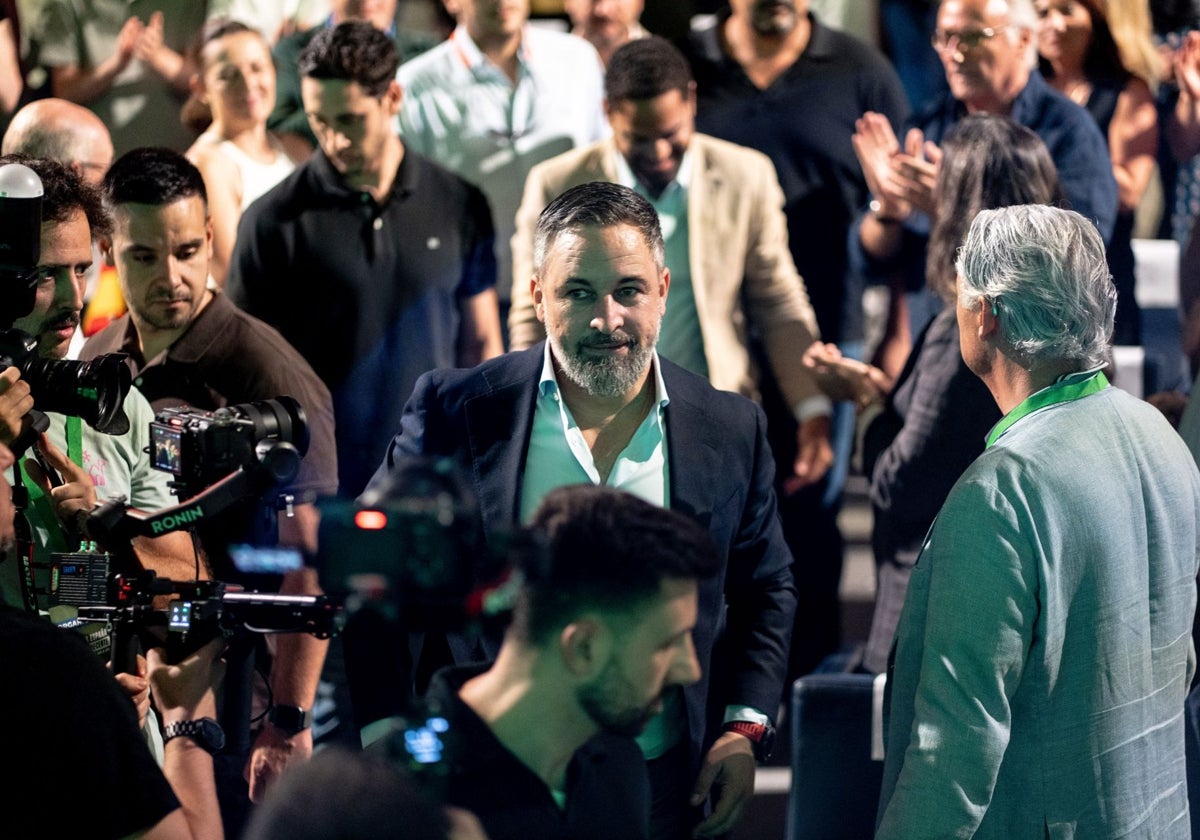 Santiago Abascal tras la Asamblea Ordinaria de Vox