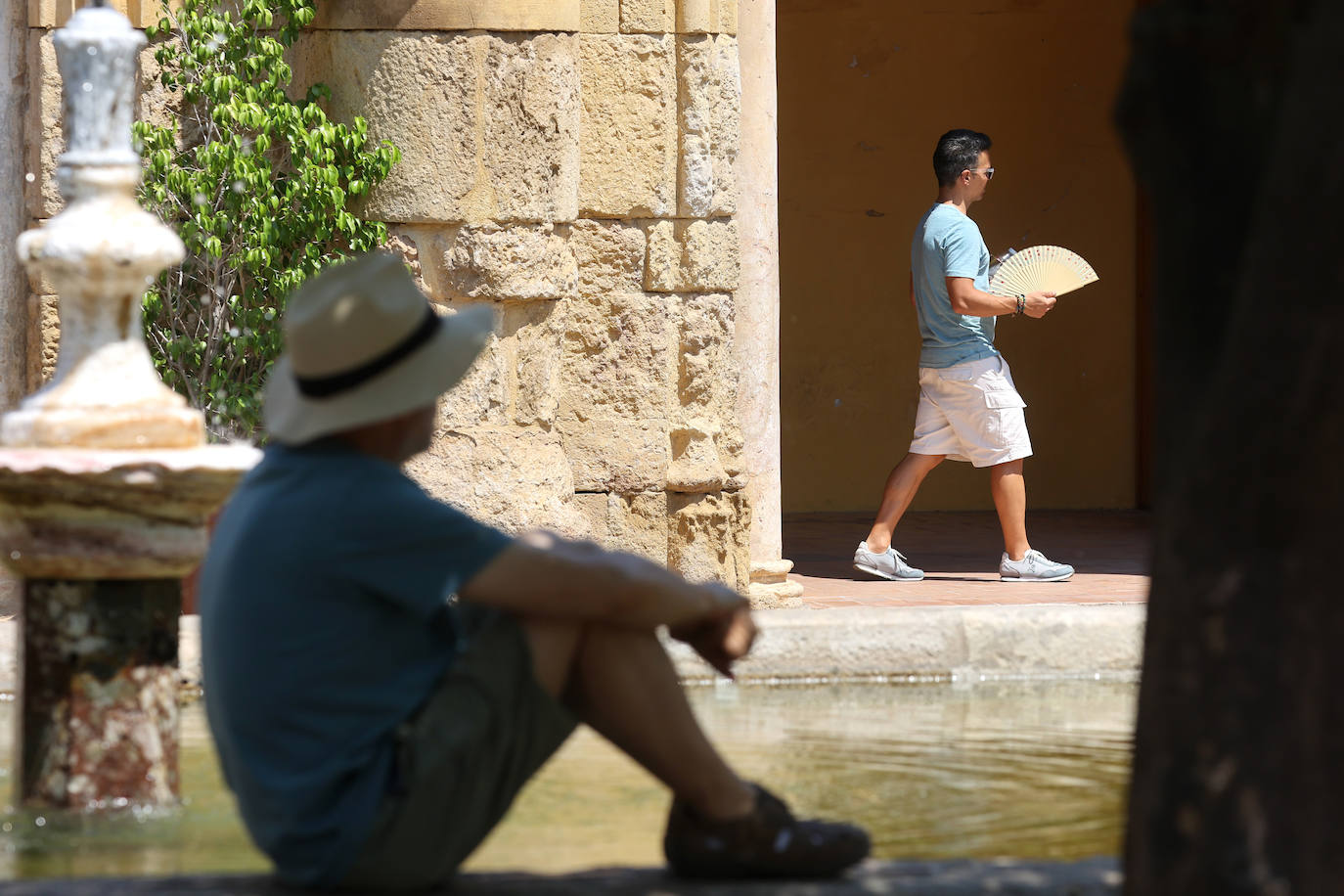 Las imágenes de un tórrido domingo en Córdoba a más de 43 grados