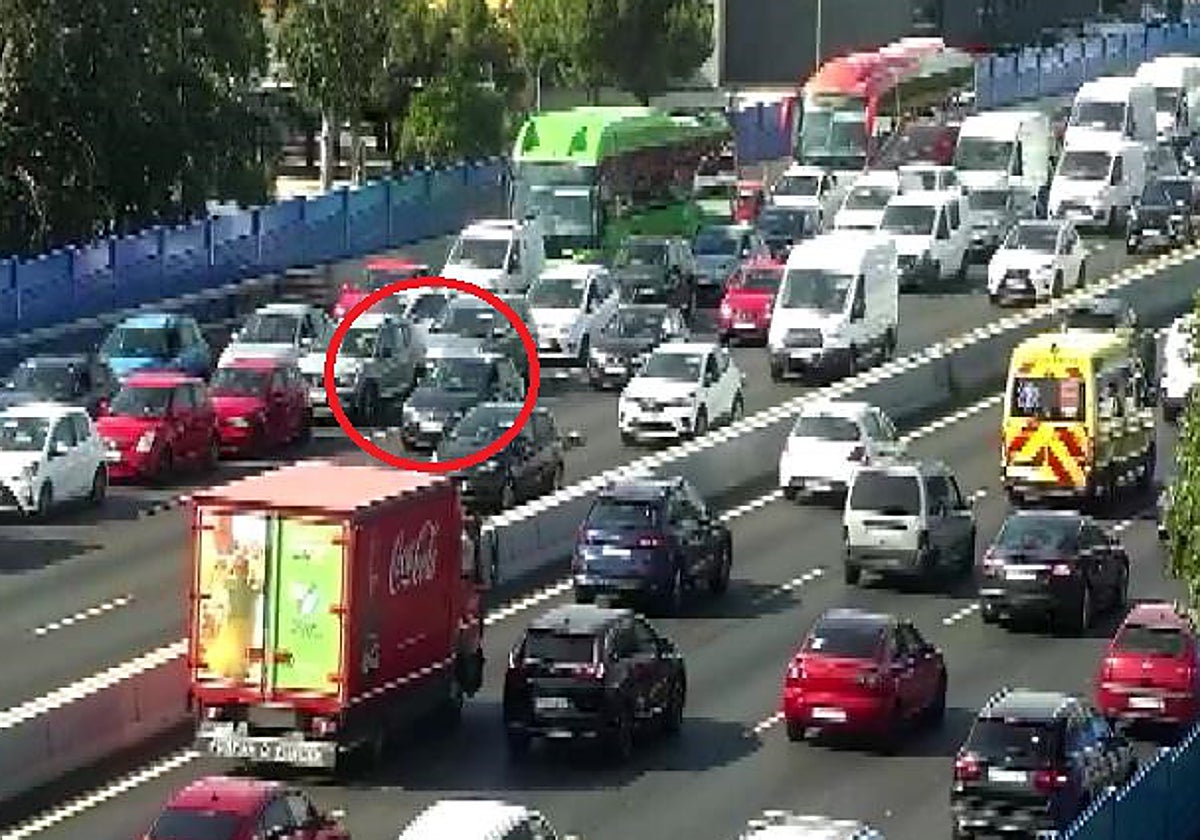 El atasco de esta mañana
