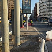 Obras en una de las grandes avenidas de Valencia: calles cortadas y cuándo estarán terminadas
