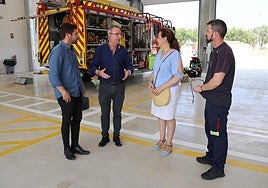 Se refuerza el sistema de emergencias en la provincia con la apertura  del parque de bomberos de Villarrubia de Santiago