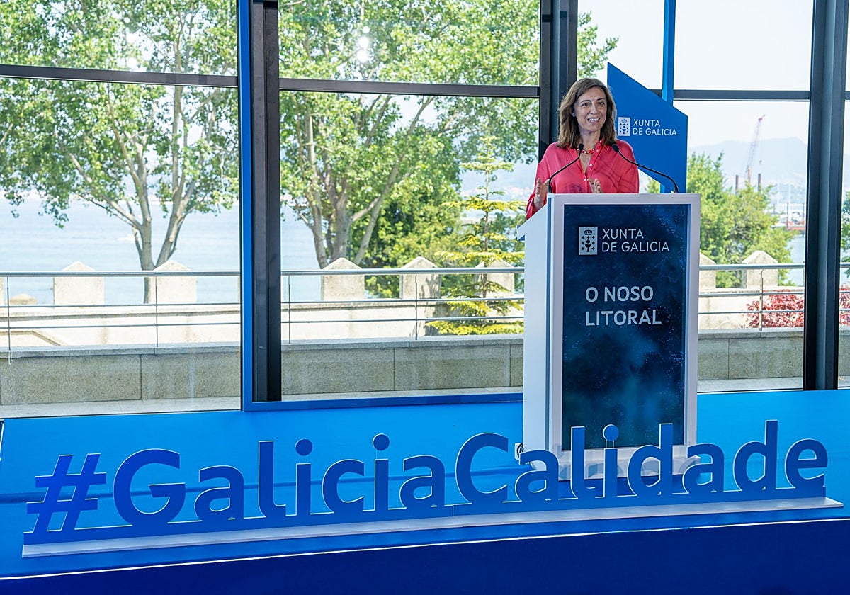 La conselleira de Medio Ambiente, en Vigo