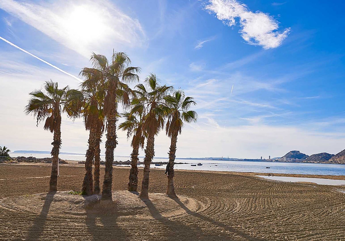 Imagen de archivo de una playa de la localidad alicantina de Denia