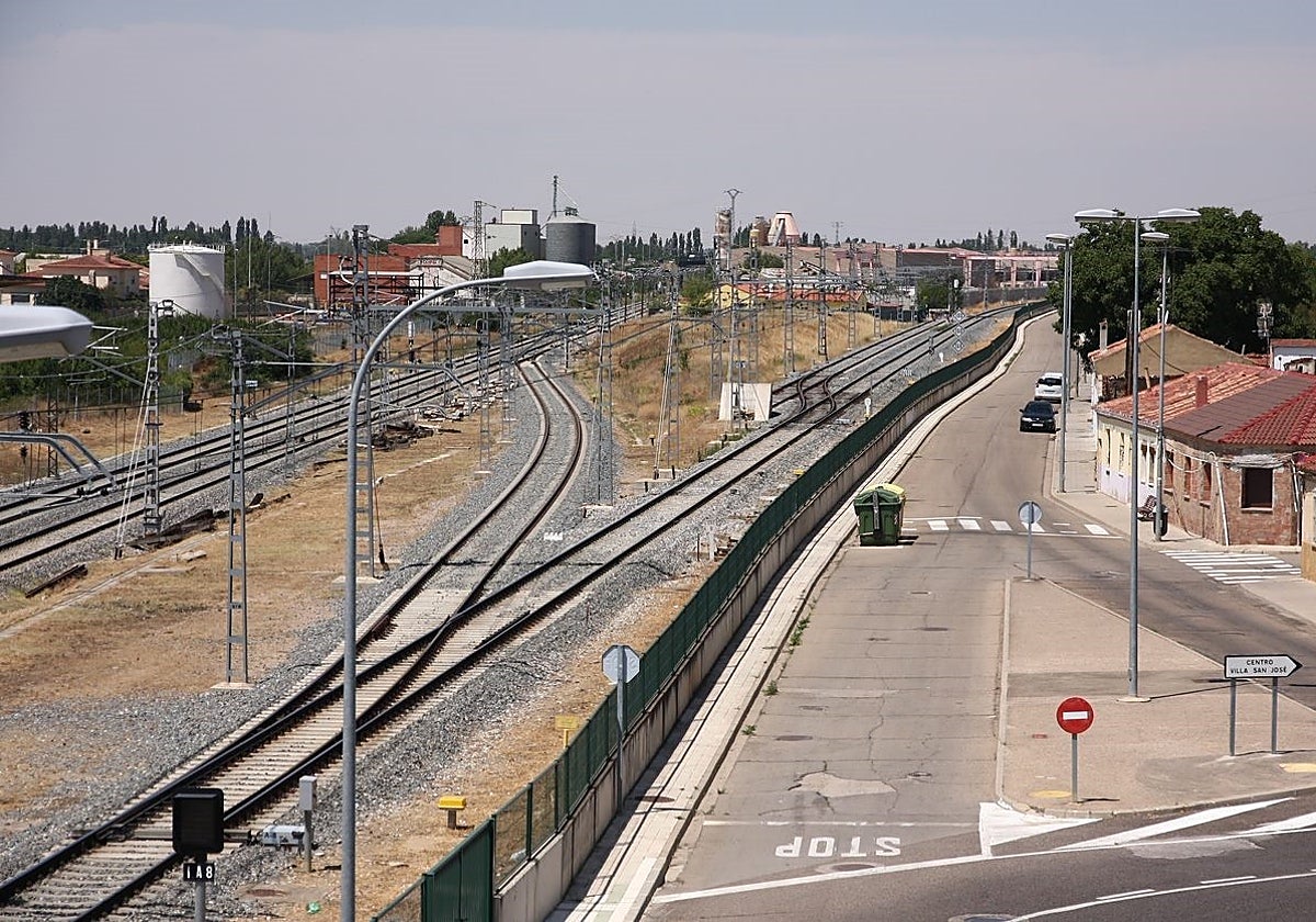 Vías del tren en Palencia en una imagen de archivo