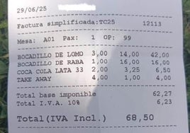 El cobro imprevisto en la factura de un bar con precios ya altos: «Una clienta se queja»
