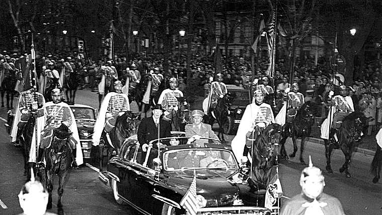 Visita del presidente norteamericando Dwight D. Eisenhower a España