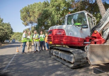 Un millón de euros de la Diputación para desbroce y tareas de prevención de incendios en once carreteras de la Sierra
