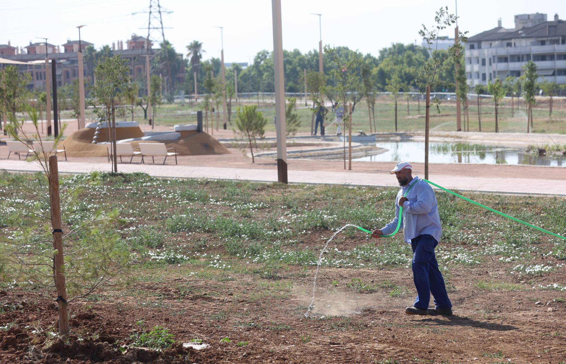 Así ha quedado el nuevo parque del Canal de Córdoba, en imágenes
