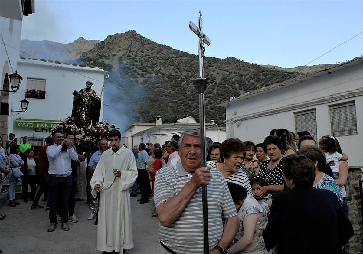 Procesión de San Benito, en Trevélez
