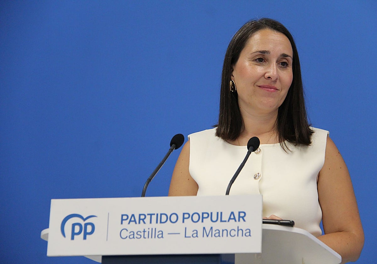Alejandra Hernández, portavoz del PP de Castilla-La Mancha