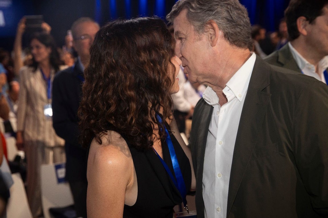 Isabel Díaz Ayuso y Alberto Núñez Feijóo