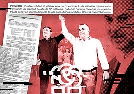 Cerdán y Ábalos amañaron las primarias del PSOE andaluz con más de 800 afiliaciones falsas