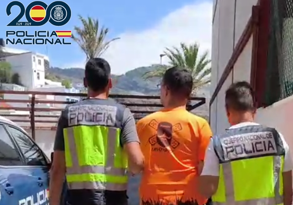 Detención del sospechoso en La Palma