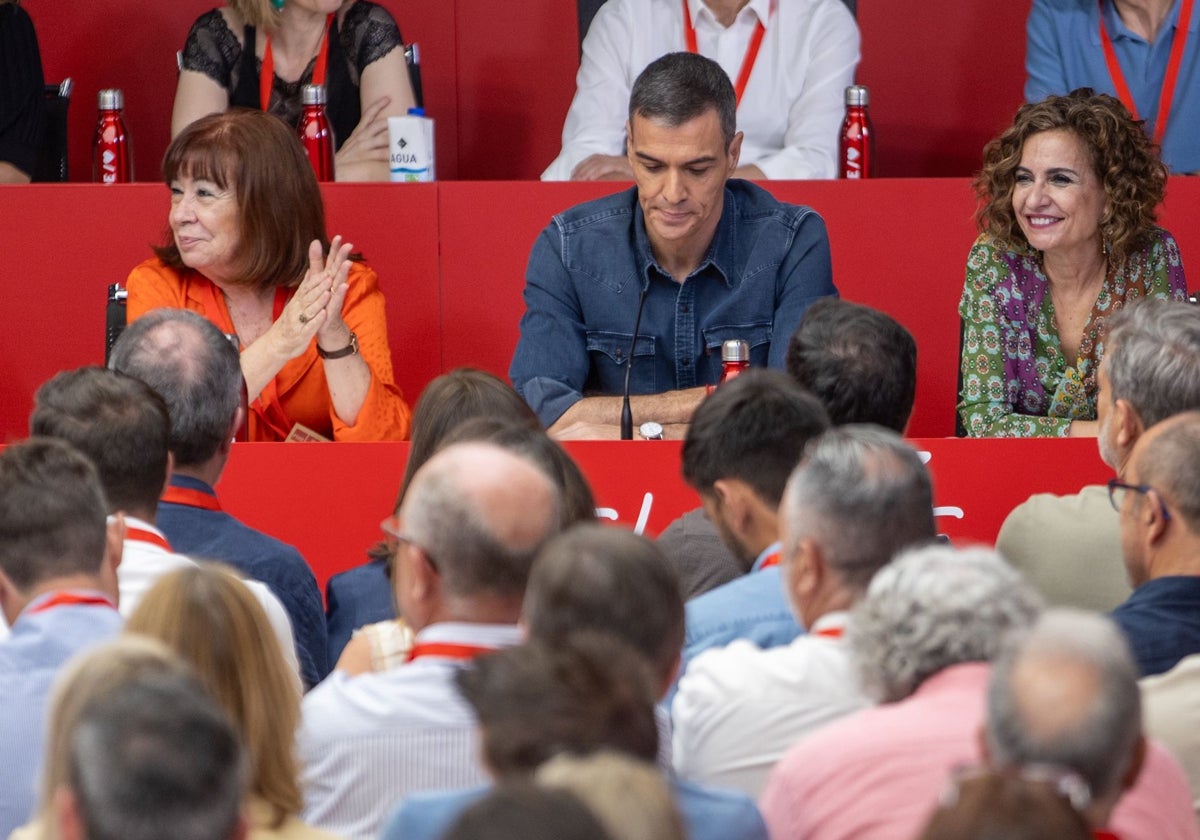 El presidente del Gobierno, Pedro Sánchez, en el Comité Federal
